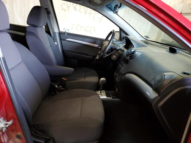 KL1TD5DE7BB189331 - 2011 CHEVROLET AVEO LS 红色 照片 5