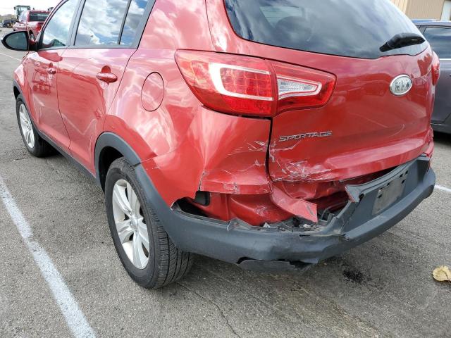 KNDPB3A25C7278477 - 2012 KIA SPORTAGE B RED photo 9