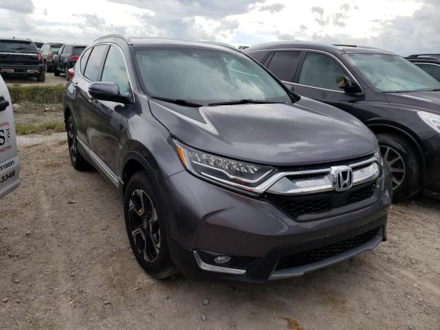 2HKRW2H91HH623713 - 2017 HONDA CR-V TOURI SILVER photo 1