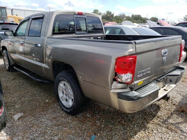 1D7HW48P67S199019 - 2007 DODGE DAKOTA QUA GRAY photo 3