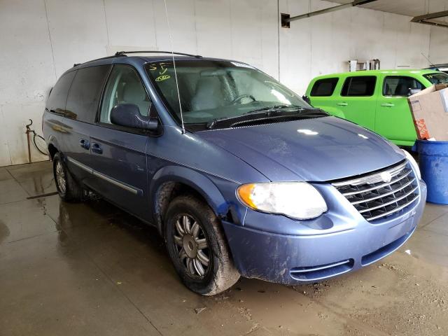 2A4GP54L17R156795 - 2007 CHRYSLER TOWN & COU BLUE photo 1