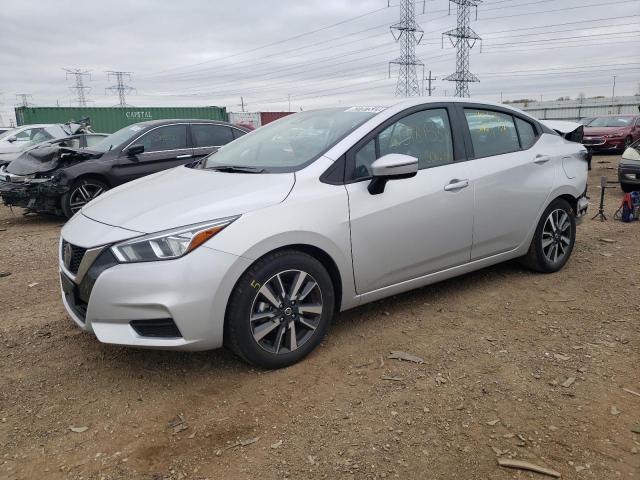 3N1CN8EV2ML890319 - 2021 NISSAN VERSA SV SILVER photo 1