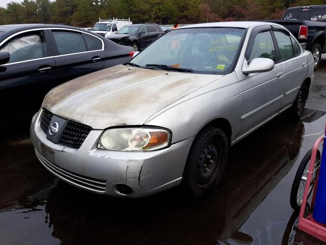 3N1CB51D16L605715 - 2006 NISSAN SENTRA SILVER photo 2