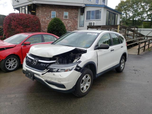 5J6RM4H39GL138138 - 2016 HONDA CR-V LX WHITE photo 2