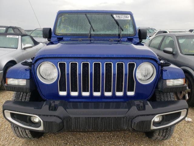 1C4HJXEN2LW272239 - 2020 JEEP 4X4LIMITED BLUE photo 5