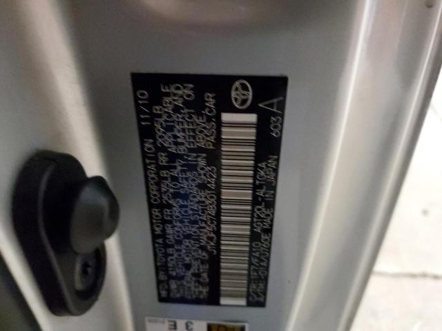 JTKJF5C74B3014423 - 2011 TOYOTA SCION TC 银色 照片 10