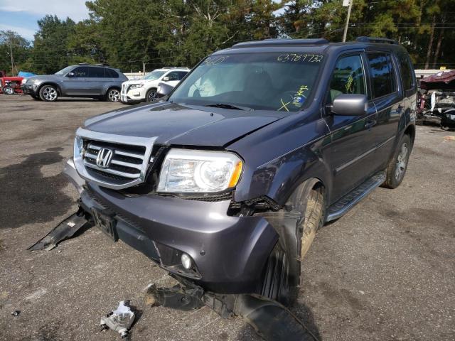 5FNYF3H9XFB014925 - 2015 HONDA PILOT TOUR GRAY photo 2