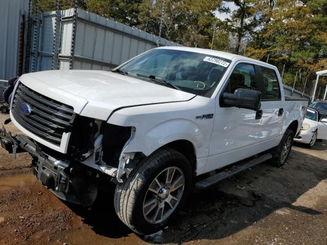 1FTFW1CF4EKE46260 - 2014 FORD F150 SUPER WHITE photo 2