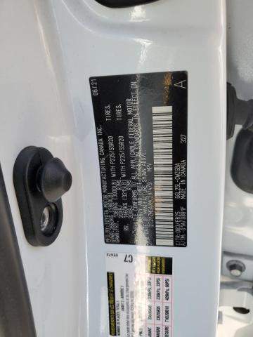 2T2YZMDAXMC297479 - 2021 LEXUS RX 350 F-S WHITE photo 10