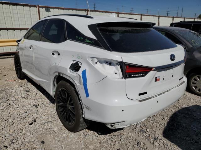 2T2YZMDAXMC297479 - 2021 LEXUS RX 350 F-S WHITE photo 3