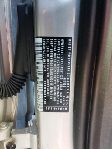 3VW507AT7GM801617 - 2016 VOLKSWAGEN BEETLE S/S 银色 照片 10