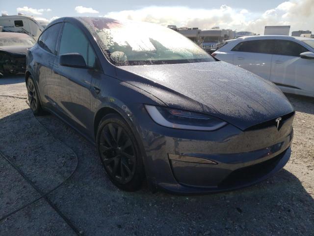 7SAXCDE53NF357251 - 2022 TESLA MODEL X SILVER photo 1