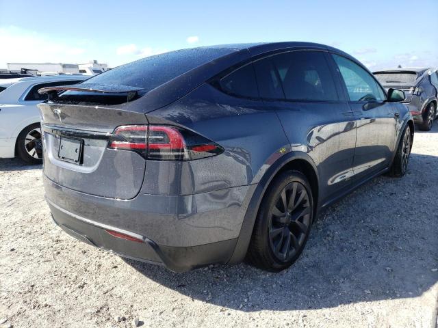 7SAXCDE53NF357251 - 2022 TESLA MODEL X SILVER photo 4