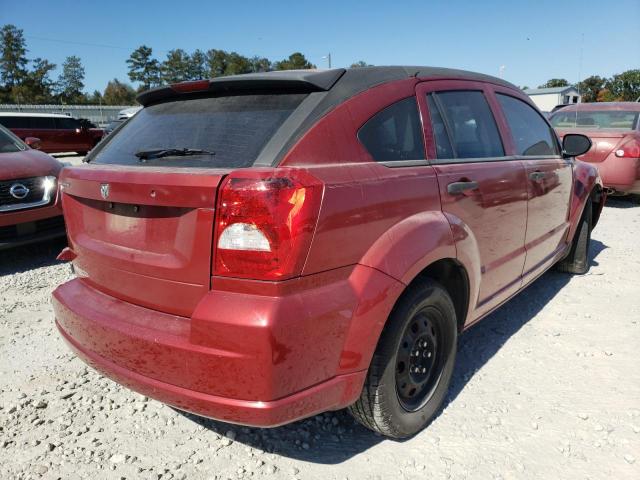 1B3HB28B57D238770 - 2007 DODGE CALIBER RED photo 4