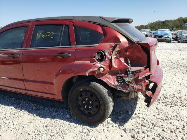 1B3HB28B57D238770 - 2007 DODGE CALIBER RED photo 9