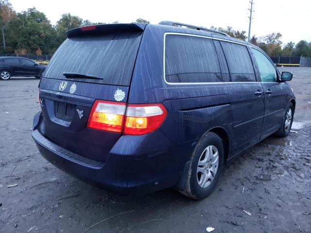 5FNRL38777B122917 - 2007 HONDA ODYSSEY BLUE photo 4