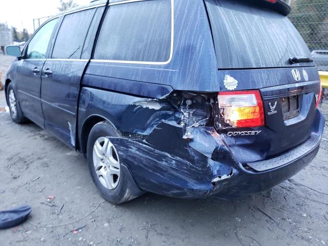 5FNRL38777B122917 - 2007 HONDA ODYSSEY BLUE photo 9