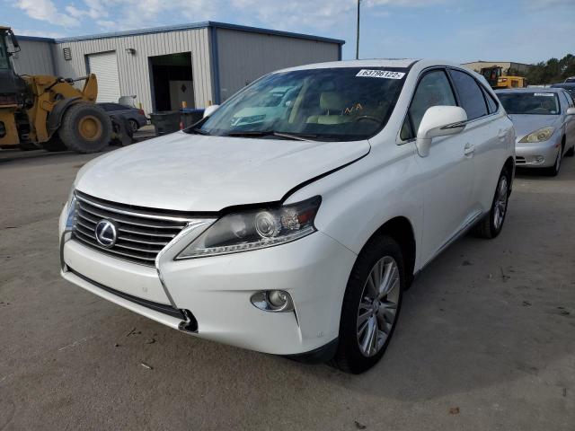 JTJZB1BA4D2006839 - 2013 LEXUS RX 450 WHITE photo 2