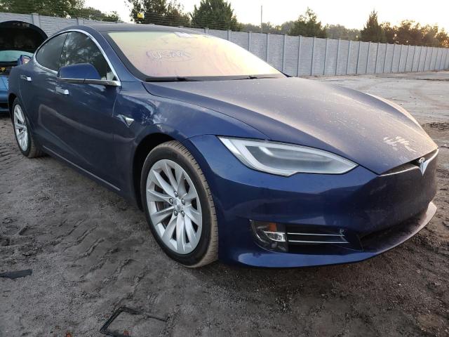 5YJSA1E29HF181893 - 2017 TESLA MODEL S Կապույտ լուսանկար 1