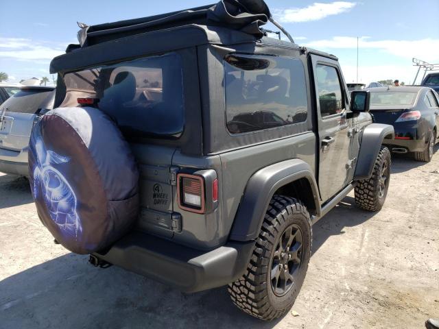 1C4GJXAG5NW200599 - 2022 JEEP WRANGLER S ნაცრისფერი ფოტო 4