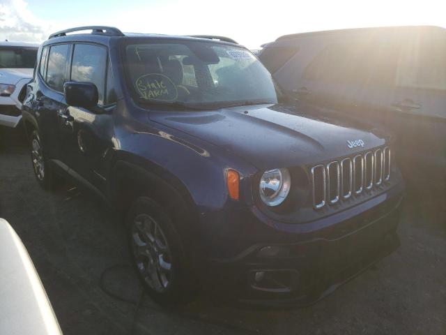 ZACCJABBXJPJ64900 - 2018 JEEP RENEGADE L BLUE photo 1