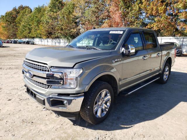 1FTEW1E48LKE01701 - 2020 FORD F150 SUPER GRAY photo 2