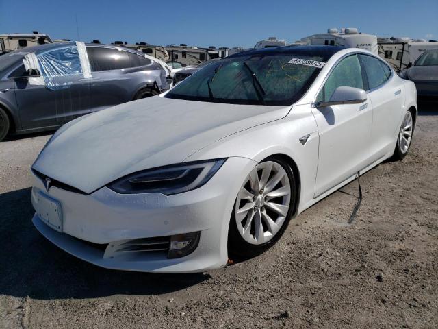 5YJSA1E23KF308127 - 2019 TESLA MODEL S Սպիտակ լուսանկար 2