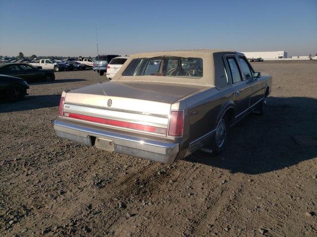 1LNBM82F1JY653755 - 1988 LINCOLN TOWN CAR S BEIGE photo 4