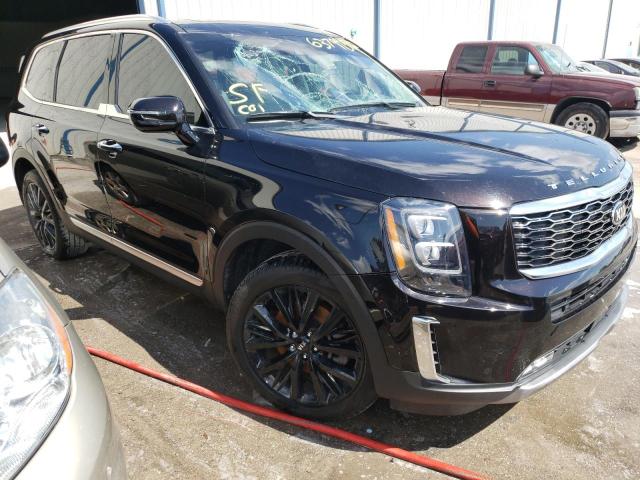 5XYP54HC1MG127040 - 2021 KIA TELLURIDE BLACK photo 1