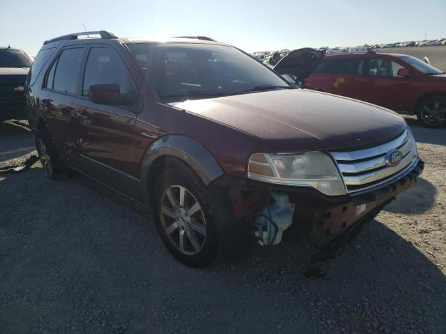 1FMDK02W58GA25455 - 2008 FORD TAURUS X S MAROON photo 1