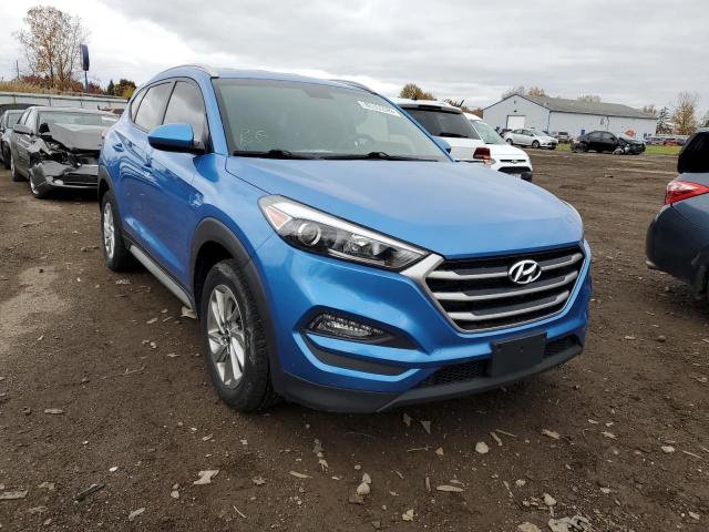 KM8J3CA45JU739885 - 2018 HYUNDAI TUCSON SEL BLUE photo 1