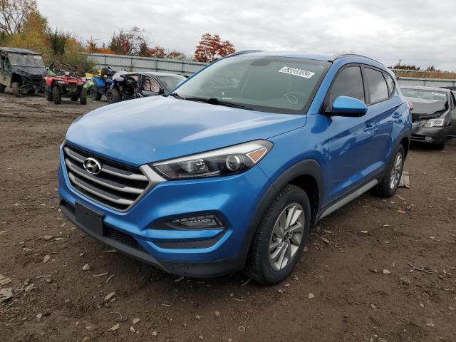 KM8J3CA45JU739885 - 2018 HYUNDAI TUCSON SEL BLUE photo 2