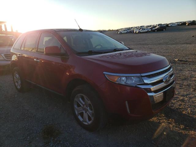 2FMDK3JC3BBA22450 - 2011 FORD EDGE SEL RED photo 1