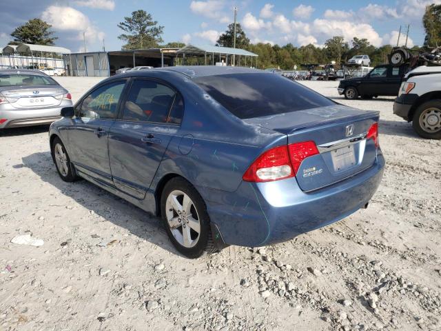 2HGFA15629H505039 - 2009 HONDA CIVIC LX-S ლურჯი ფოტო 3