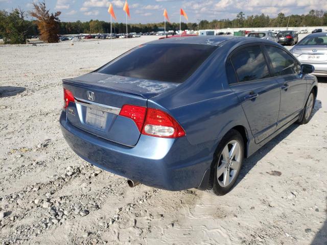 2HGFA15629H505039 - 2009 HONDA CIVIC LX-S ლურჯი ფოტო 4