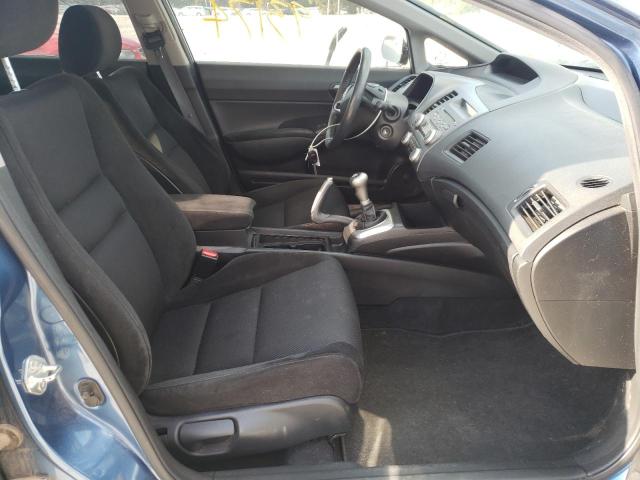 2HGFA15629H505039 - 2009 HONDA CIVIC LX-S ლურჯი ფოტო 5
