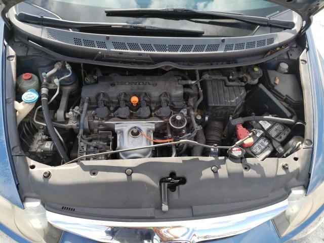 2HGFA15629H505039 - 2009 HONDA CIVIC LX-S ლურჯი ფოტო 7