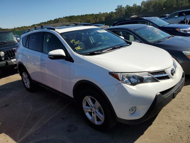 JTMRFREV5ED078482 - 2014 TOYOTA RAV4 XLE WHITE photo 1