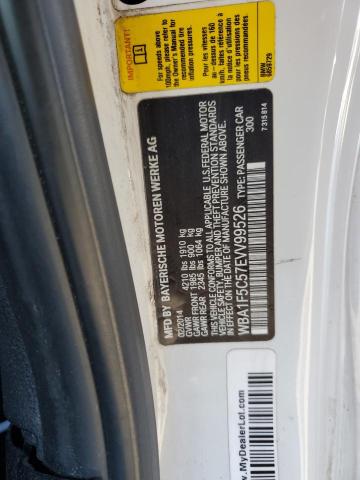 WBA1F5C57EVV99526 - 2014 BMW 228 I 白色 照片 10