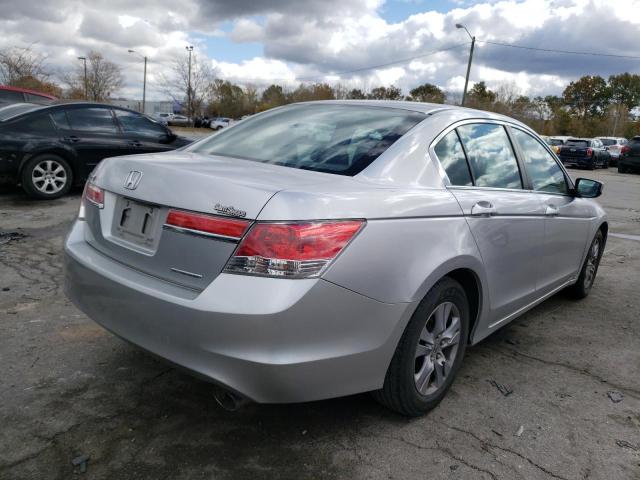 1HGCP2F66BA087711 - 2011 HONDA ACCORD SE SILVER photo 4