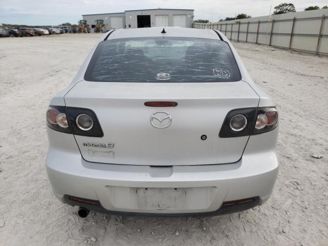 JM1BK32G781807314 - 2008 MAZDA 3 I SILVER photo 6