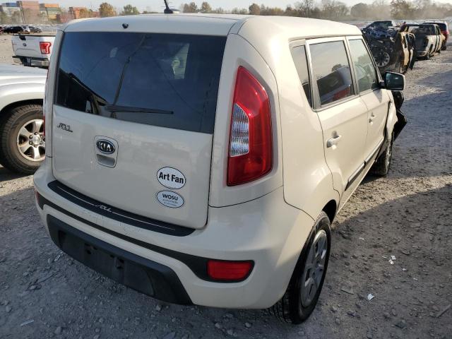 KNDJT2A5XC7443835 - 2012 KIA SOUL CREAM photo 4