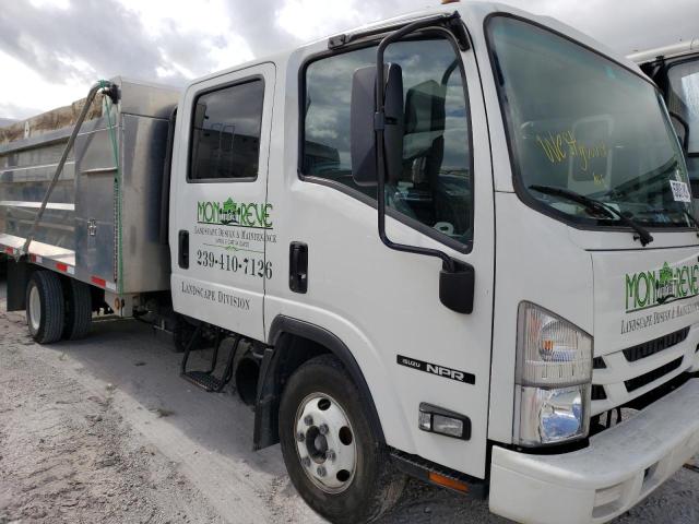 54DB4J1D6LS208991 - 2020 ISUZU NPR HD WHITE photo 1