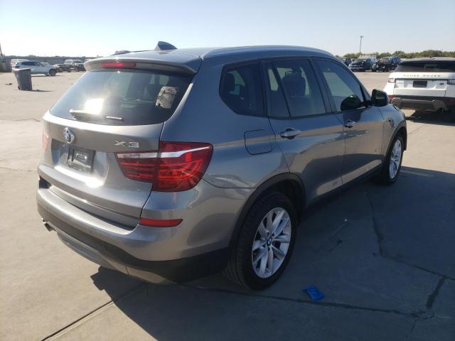 5UXWZ7C52H0U46094 - 2017 BMW X3 SDRIVE2 SILVER photo 4
