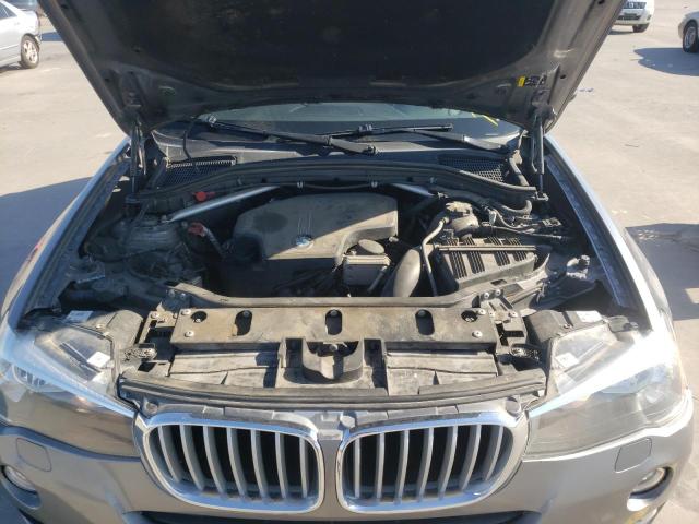 5UXWZ7C52H0U46094 - 2017 BMW X3 SDRIVE2 SILVER photo 7