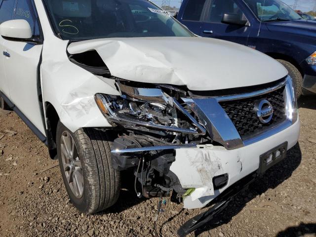 5N1AR2MM3FC659096 - 2015 NISSAN PATHFINDER WHITE photo 9