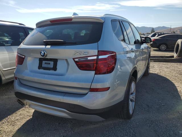 5UXWX7C54G0R18493 - 2016 BMW X3 XDRIVE3 SILVER photo 4