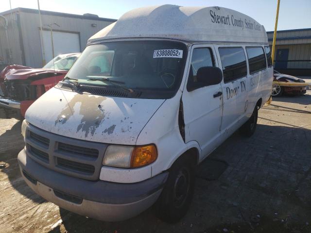 2B6LB31Z5YK126391 - 2000 DODGE RAM VAN B3 WHITE photo 2