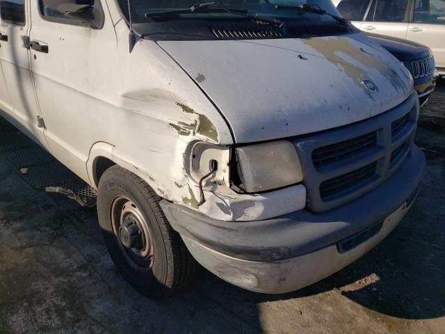 2B6LB31Z5YK126391 - 2000 DODGE RAM VAN B3 WHITE photo 9