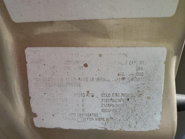 1G2NE52F63C296509 - 2003 PONTIAC GRAND AM S GOLD photo 10